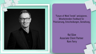 "Future of Work Trends" antizipieren. Mitarbeitenden-Feedback für Priorisierung, Entscheidungen, Gestaltung.