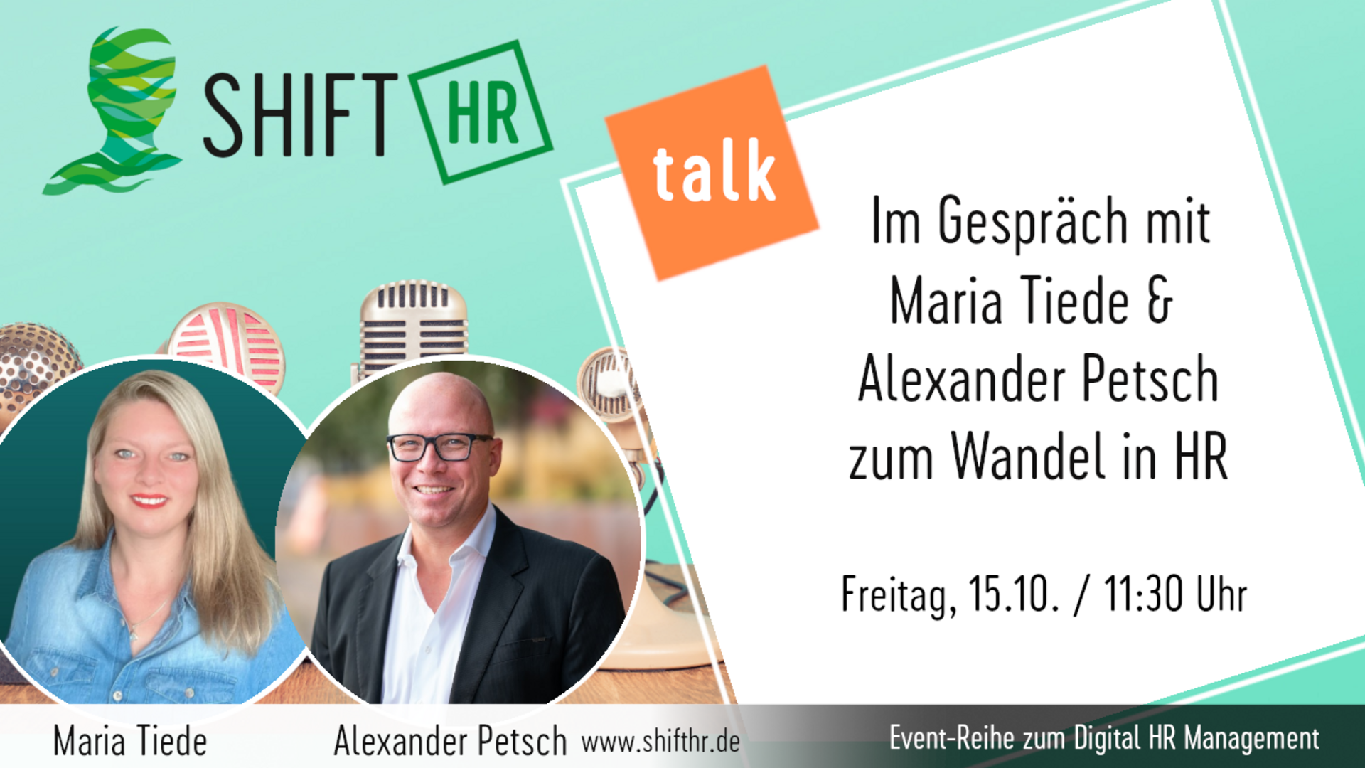 Im Gespräch mit Maria Tiede & Alexander Petsch zum Wandel in HR
