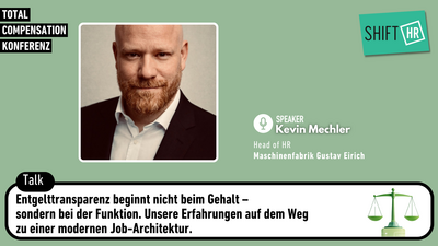 Entgelttransparenz beginnt nicht beim Gehalt – sondern bei der Funktion. Unsere Erfahrungen auf dem Weg zu einer modernen Job-Architektur.