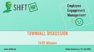 Virtuelle Townhall: Reflektion der Konferenzdiskussionen