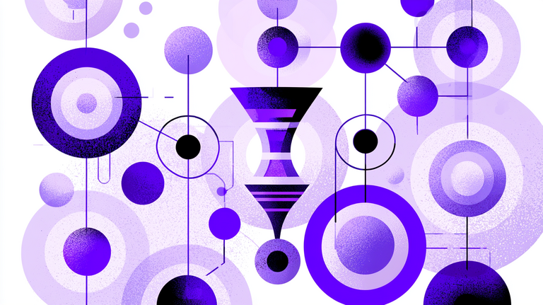 Abstrakte Visualisierung: Talent Acquisition als strategischer Prozess