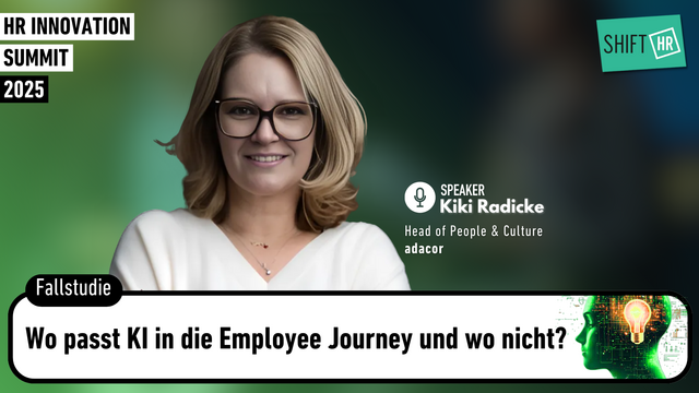 Wo passt KI in die Employee Journey und wo nicht?
