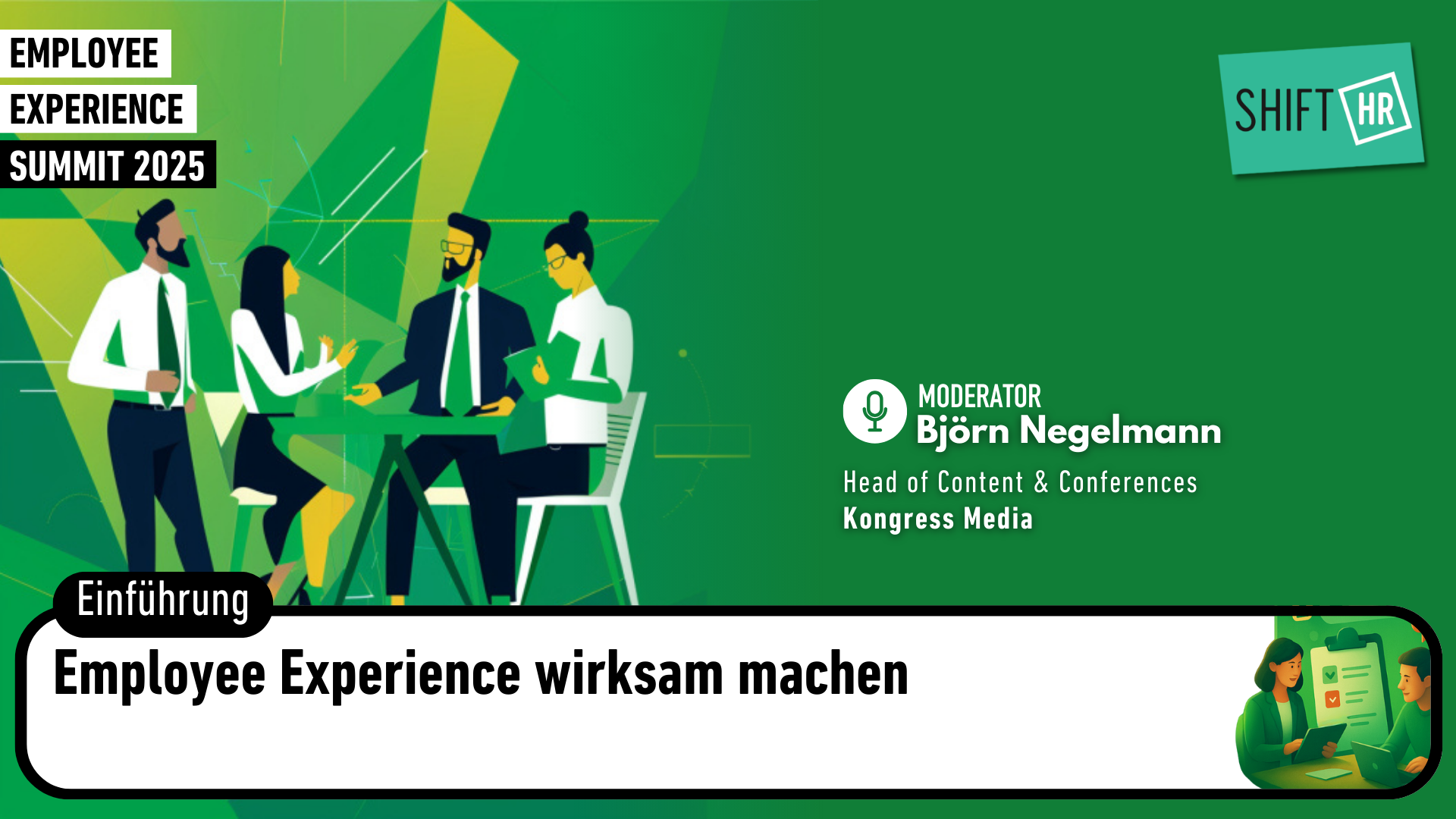 Eröffnung & Einführung - Employee Experience wirksam machen