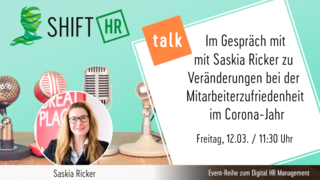 Im Gespräch mit Saskia Ricker zu Veränderungen bei der Mitarbeiterzufriedenheit im Corona-Jahr