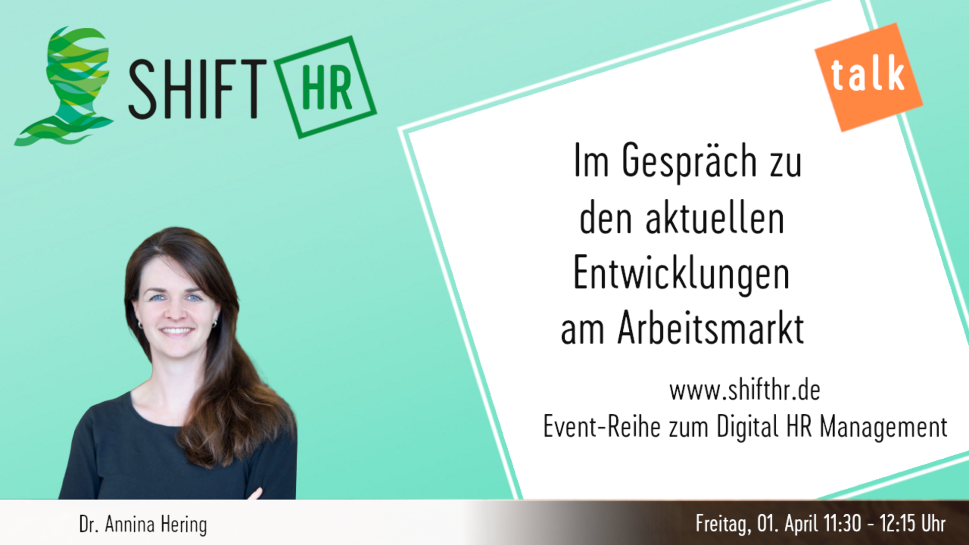 Im Gespräch mit Dr. Annina Hering zu aktuellen Entwicklungen am Arbeitsmarkt