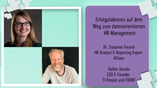 Erfolgsfaktoren auf dem Weg zum datenorientierten HR Management